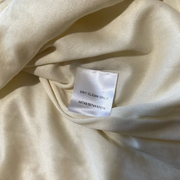 NEW Womens Sugarlips Sequin Crew Long Sleeve Satin Bow Tie White Jacket  $79 - Picture 8 of 10